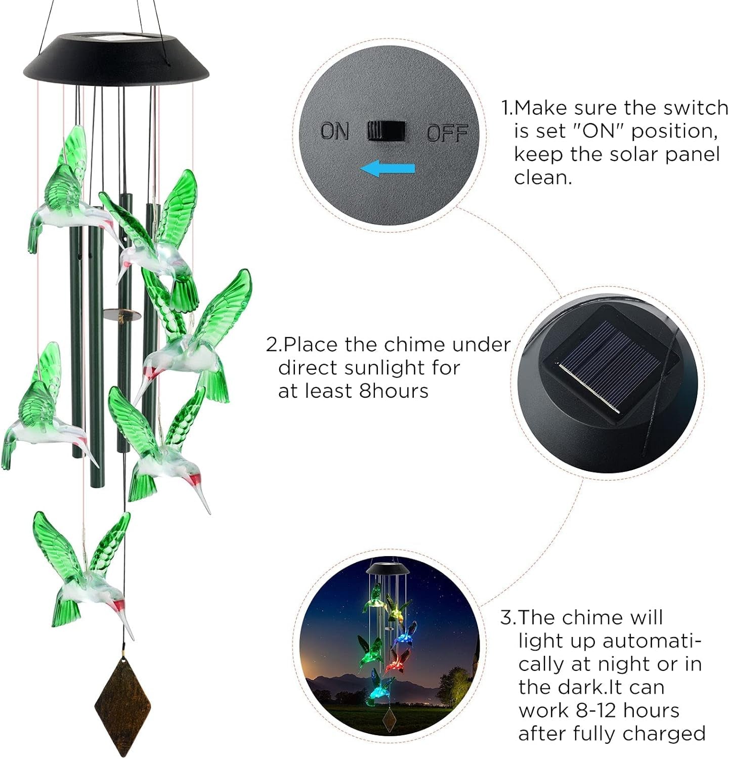 Hummingbird Wind Chime
