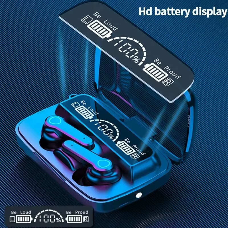M19 Bluetooth Headset Wireless Tws Gaming Support Noise-Cancelling Touch In-Ear Mini Emergency Power Bank Headset