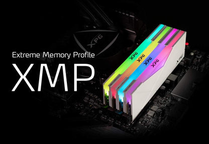 DDR4 D50 RGB 16GB (2X8Gb) 3200Mhz PC4-25600 U-DIMM 288-Pins Desktop Memory CL16 Kit White (AX4U32008G16A-DW50)